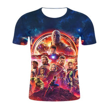 Load image into Gallery viewer, 2019 New  Marvel Avengers Endgame 3D print T- shirts