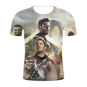 2019 New  Marvel Avengers Endgame 3D print T- shirts