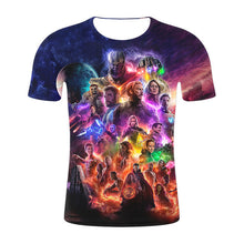 Load image into Gallery viewer, 2019 New  Marvel Avengers Endgame 3D print T- shirts