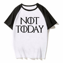 Load image into Gallery viewer, Game Of Thrones Arya Stark Not Today Tshirt